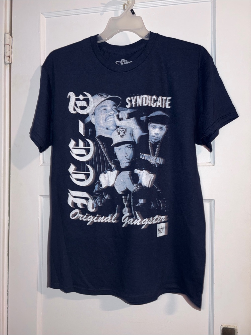 NWOT ICE T Original Gangster Graphic Tee - navy